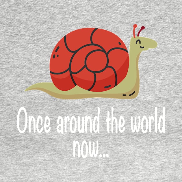 Once Around The World Snail Travel World Tour by Hopkinson